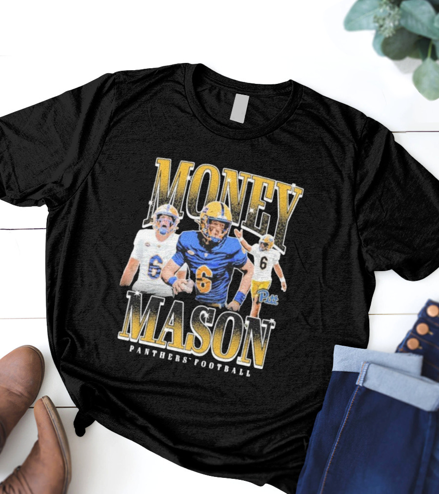 Mason Heintschel Money Mason Panthers Pitt Football T-Shirt
