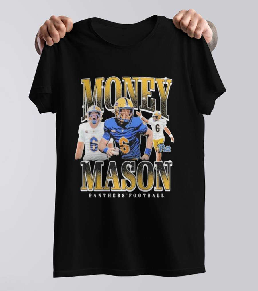 Mason Heintschel Money Mason Panthers Pitt Football T-Shirt