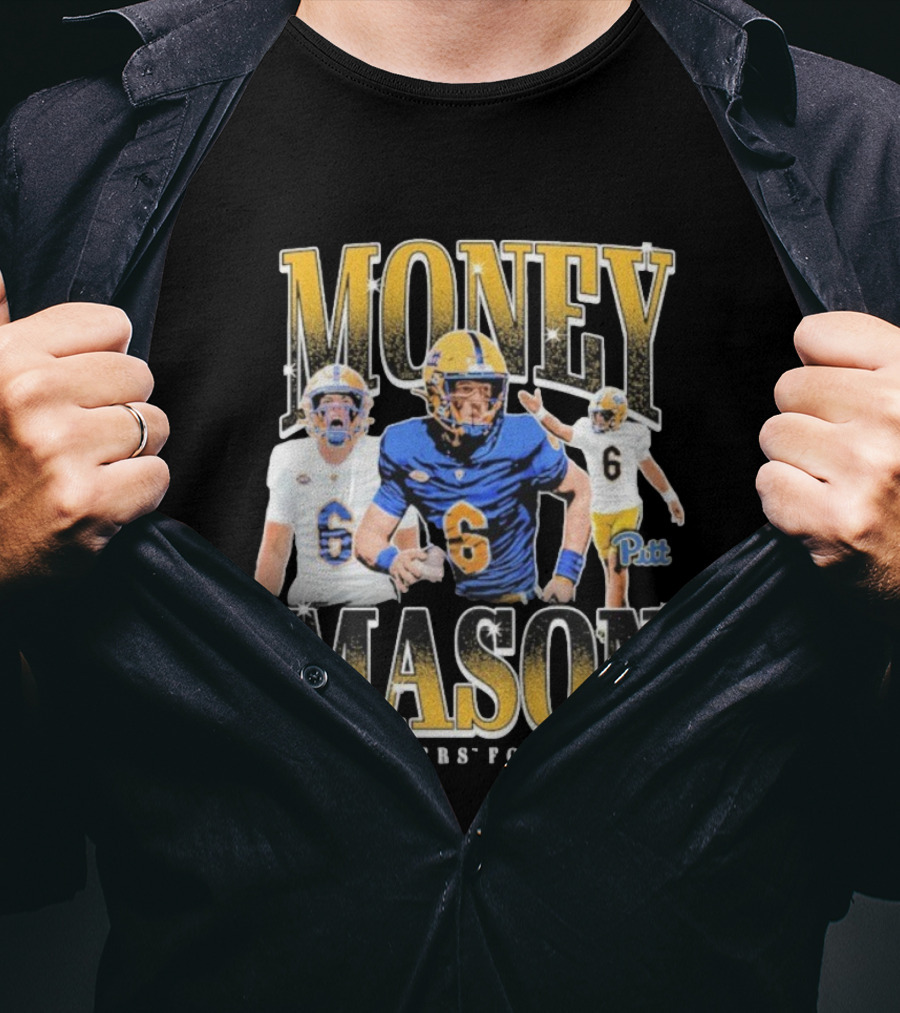 Mason Heintschel Money Mason Panthers Pitt Football T-Shirt