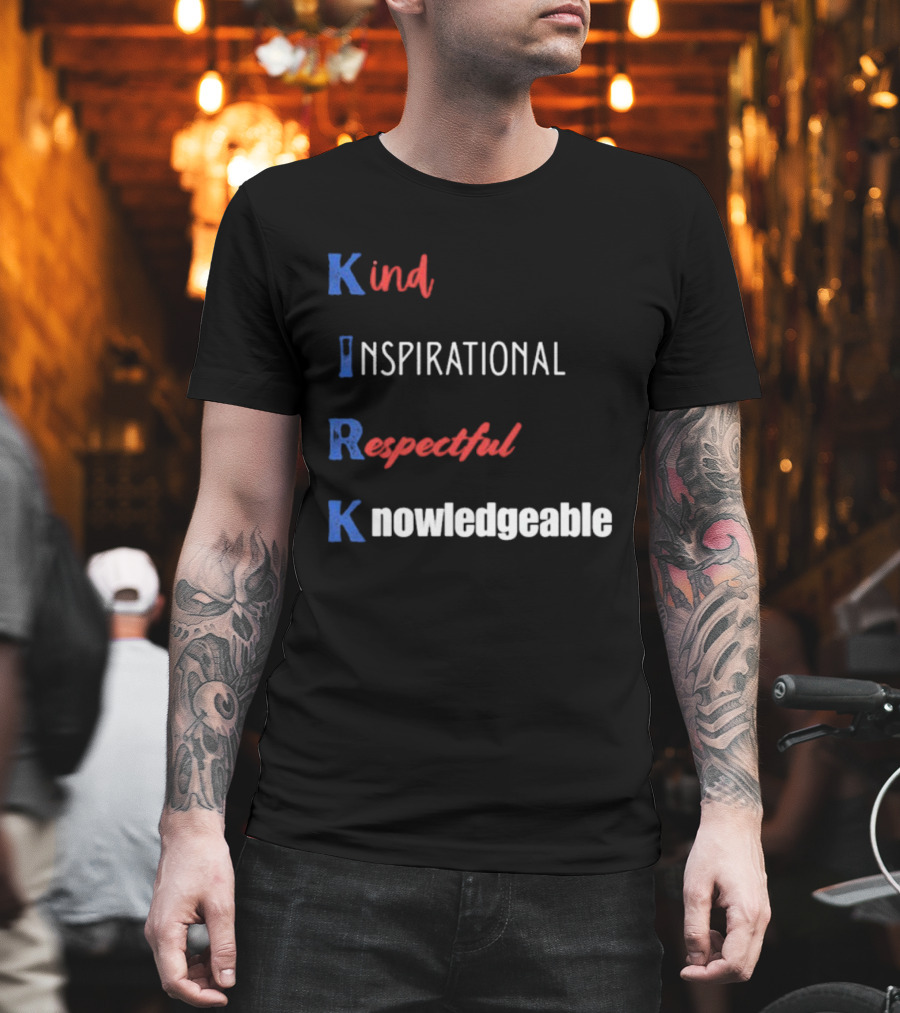Kind Inspirational Respectful Knowledgeable Charlie Kirk T-Shirt