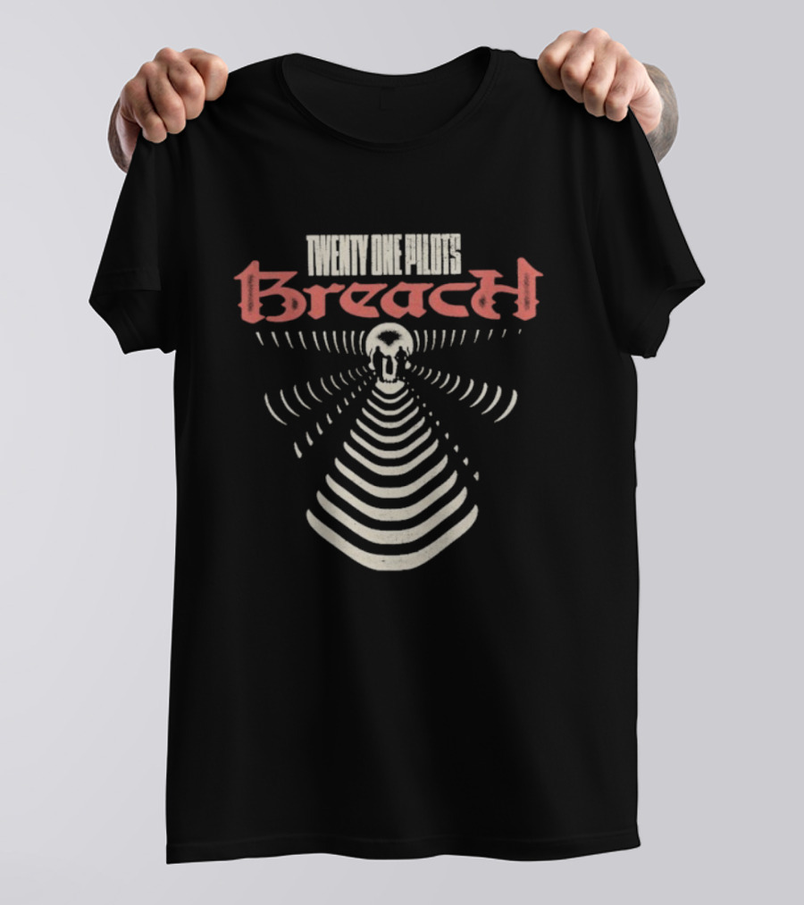 Twenty One Pilots Breach Radiate Concentric Waves Retro Style T-Shirt