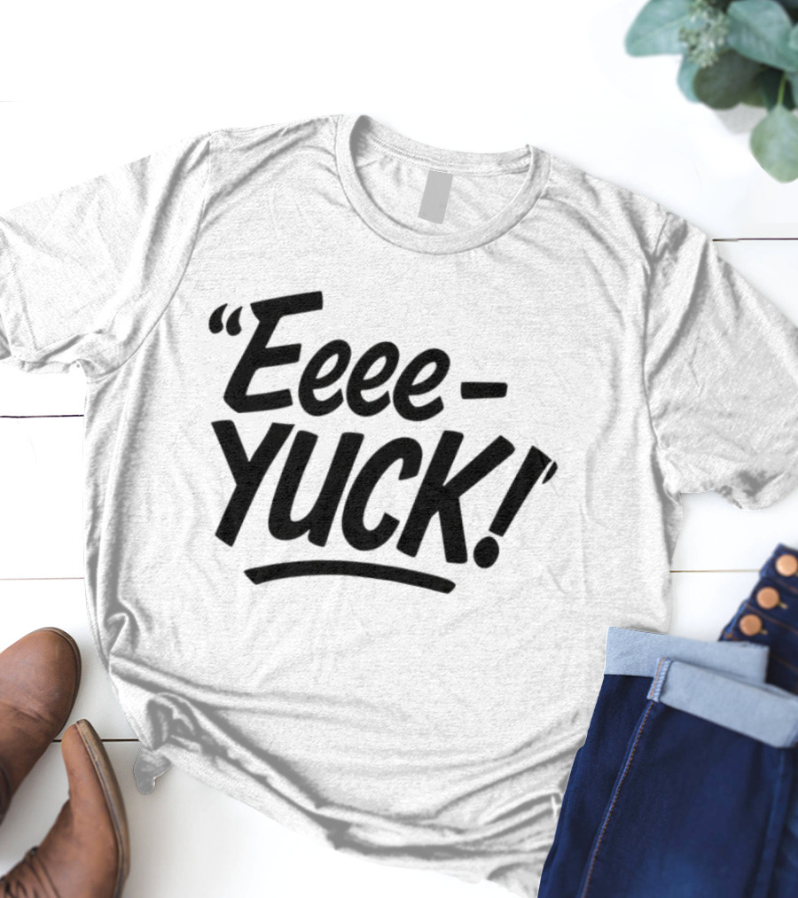 Eeee-Yuck Phrase Vintage Comic Style T-Shirt