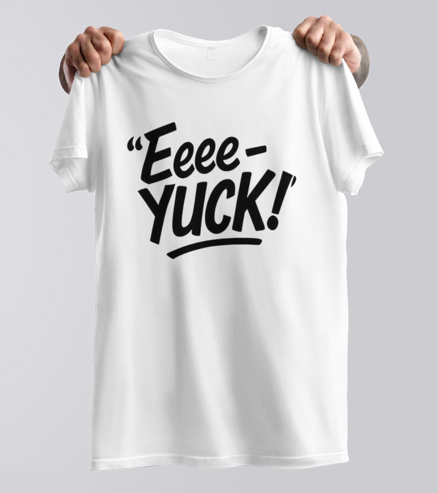 Eeee-Yuck Phrase Vintage Comic Style T-Shirt