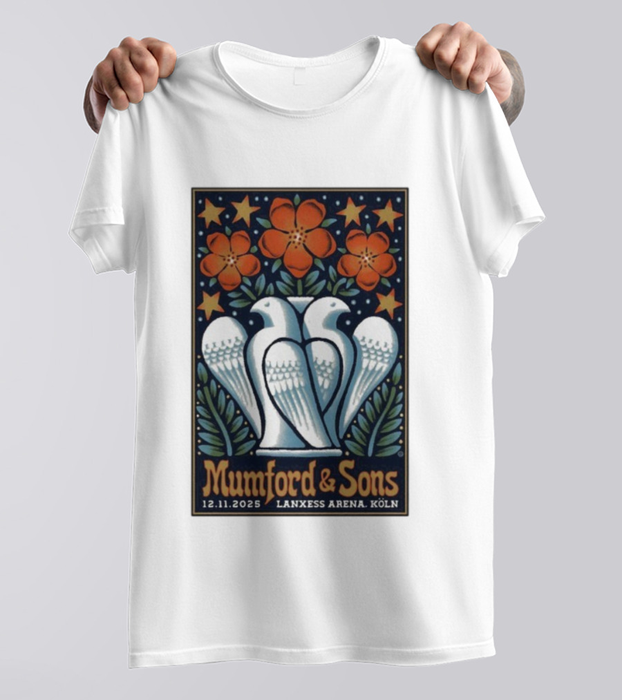 Mumford And Sons Cologne Lanxess Arena November 12 2025 Event Art T-Shirt
