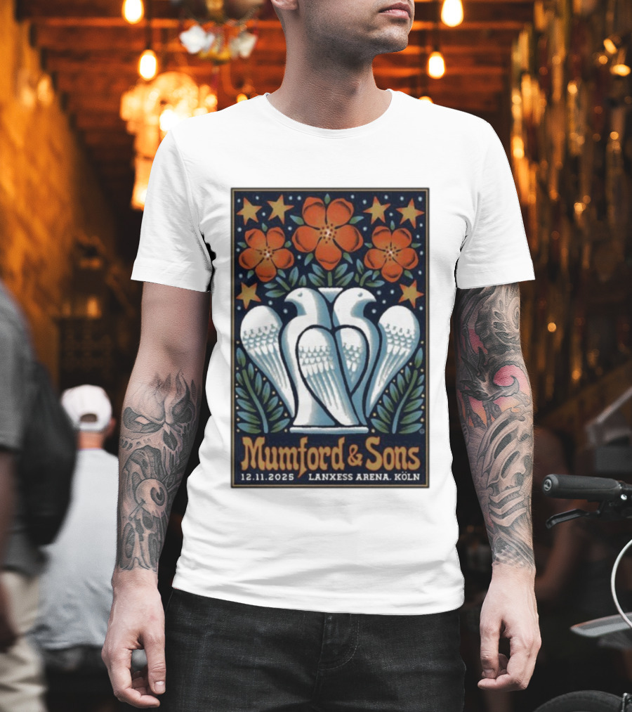Mumford And Sons Cologne Lanxess Arena November 12 2025 Event Art T-Shirt