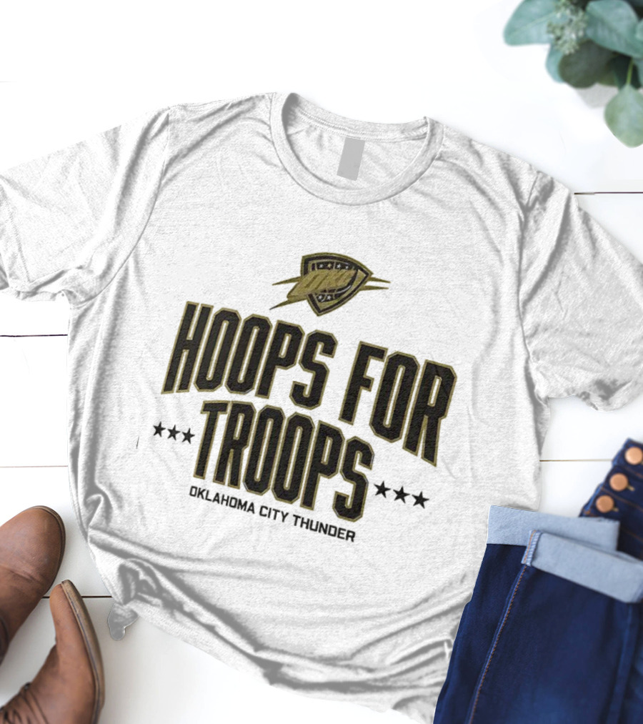 Hoops For Troops Oklahoma City Thunder T-Shirt