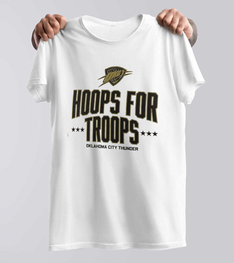 Hoops For Troops Oklahoma City Thunder T-Shirt