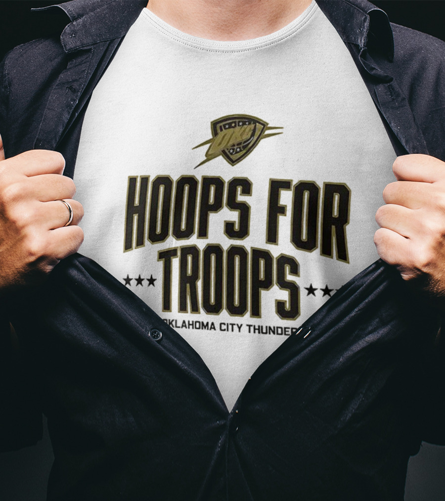 Hoops For Troops Oklahoma City Thunder T-Shirt