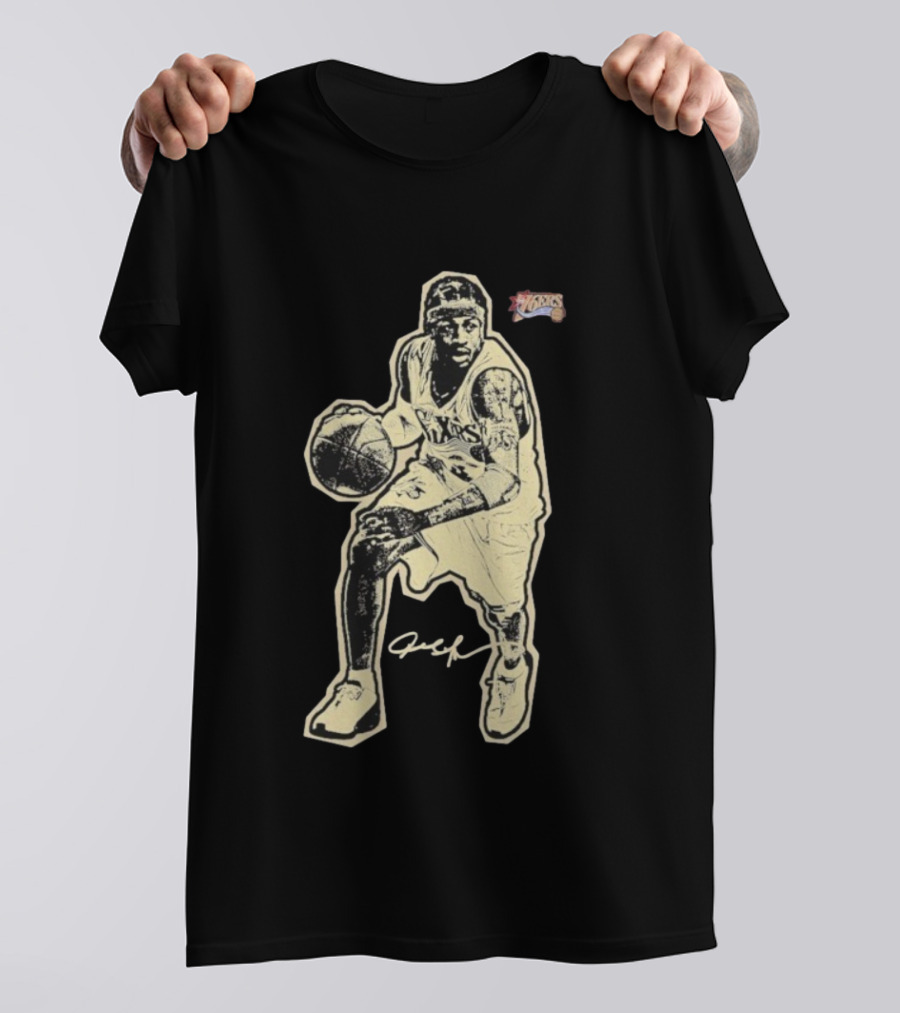 Allen Iverson 76ers Basketball Icon Philadelphia Legend T-Shirt