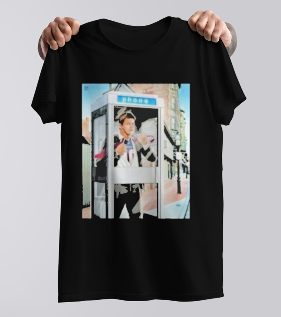 Drake Maye New England Patriots Phone Booth T-Shirt