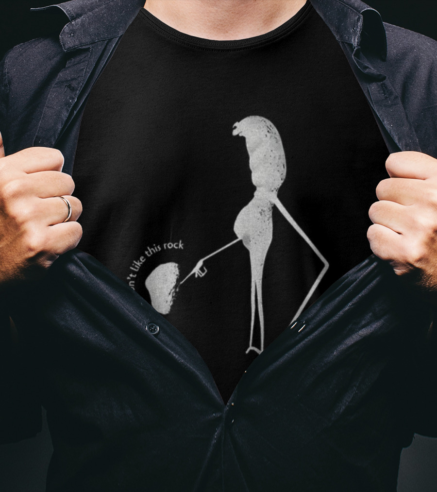 I Don’t Like This Rock Marcus Meme Stick Figure Pointing Gesture T-Shirt