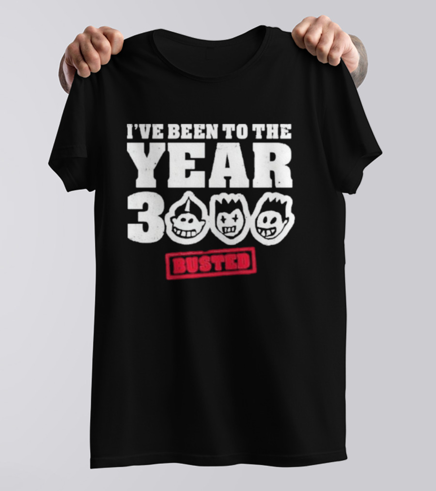 I’ve Been To The Year 3000 Busted Faces T-Shirt