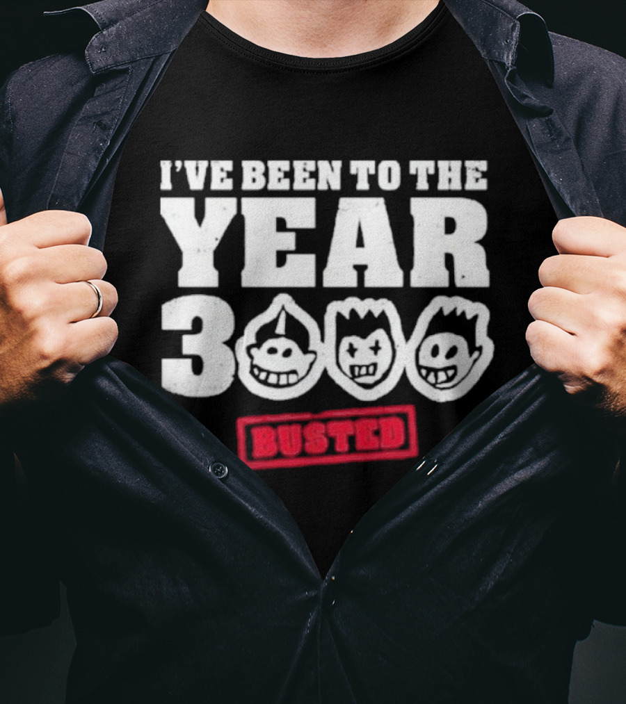 I’ve Been To The Year 3000 Busted Faces T-Shirt