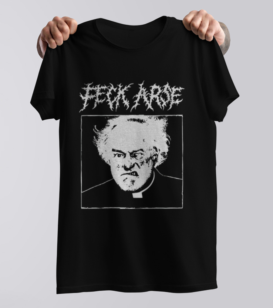 Feck Arse Punk Metal Father Jack Grunge Style T-Shirt