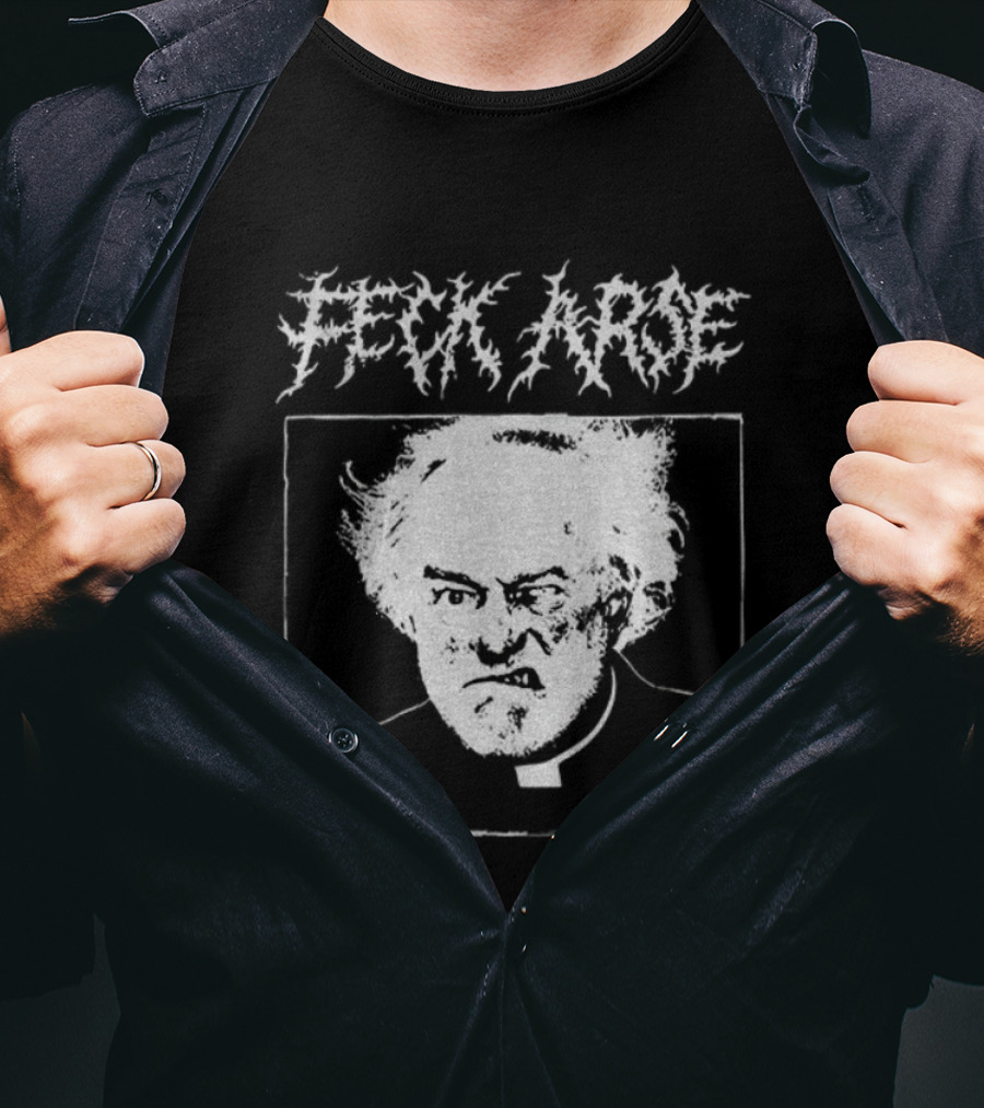 Feck Arse Punk Metal Father Jack Grunge Style T-Shirt