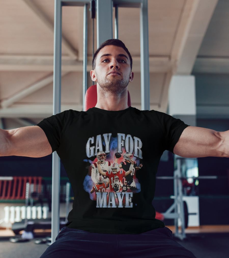 Gay For Maye New England Patriots Football Theme T-Shirt