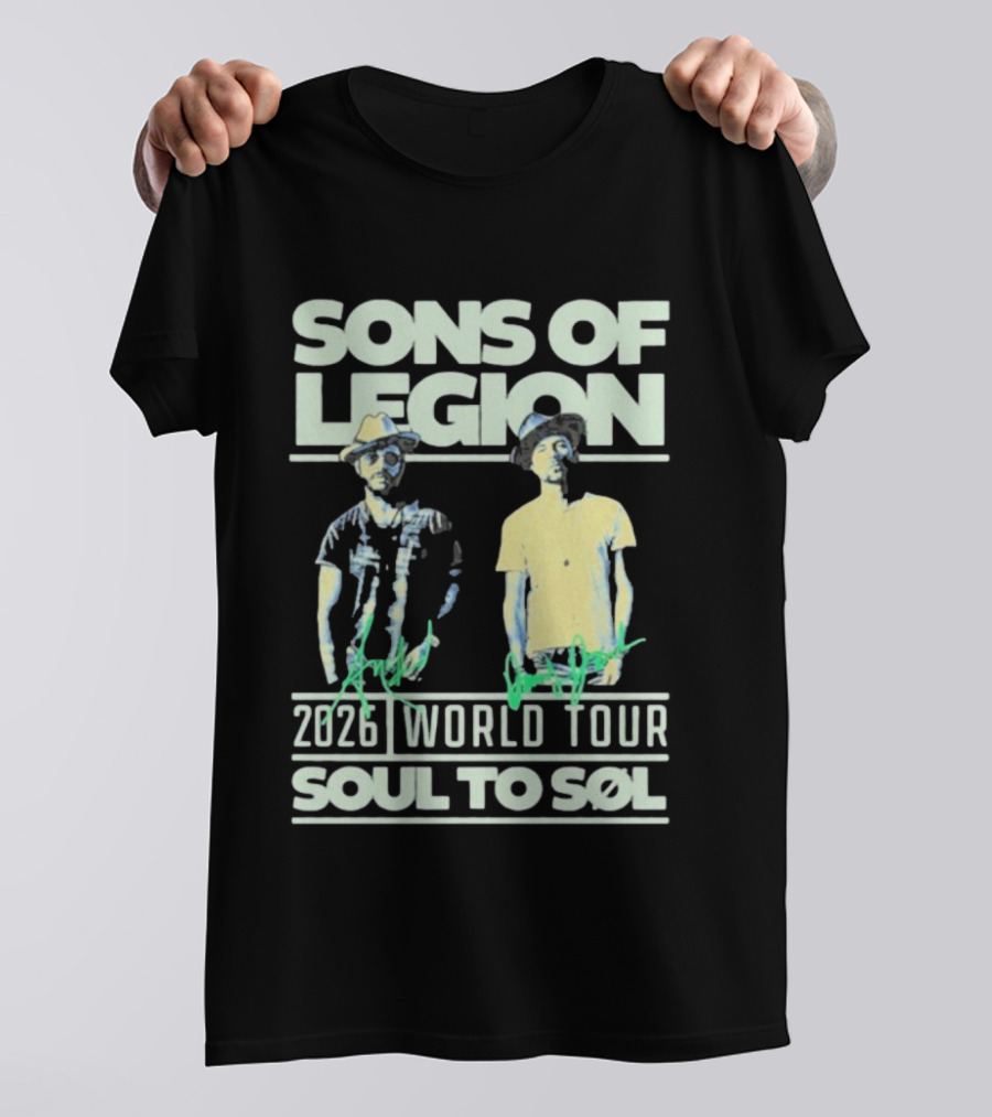 Sons Of Legion 2026 World Tour Soul To Søl T-Shirt