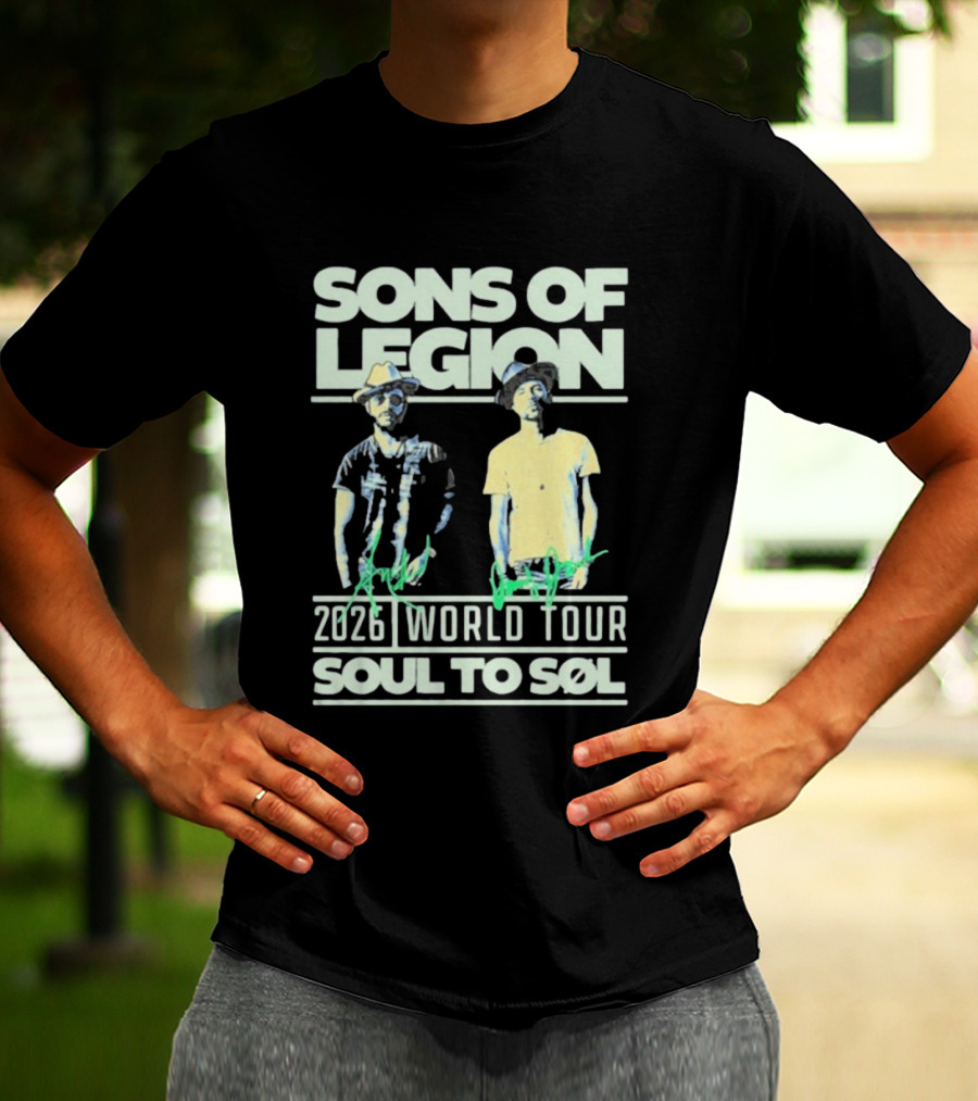 Sons Of Legion 2026 World Tour Soul To Søl T-Shirt