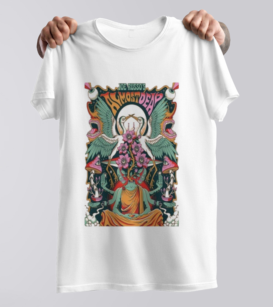 Joe Russo's Almost Dead Psychedelic Art November 13-14-15 2025 Shows T-Shirt