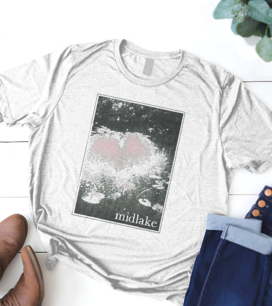 Midlake Pond Heart Lily Pads T-Shirt