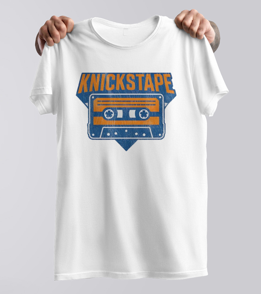 Knickstape Cassette New York Knicks Retro Fan Gear T-Shirt