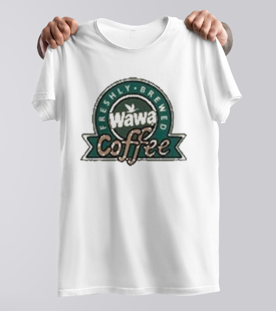 Wawa Freshly Brewed Coffee Logo Emblem T-Shirt