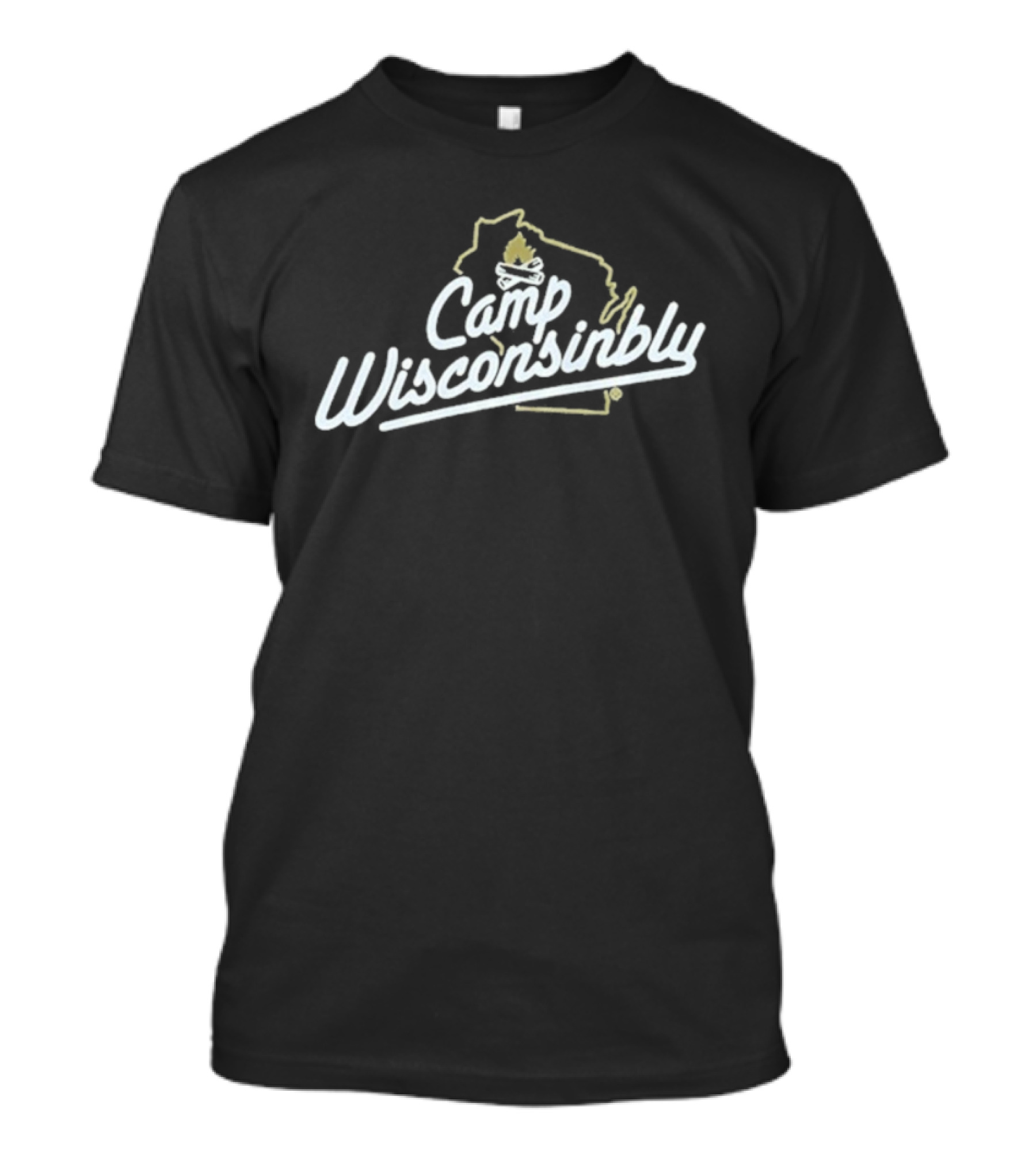 Camp Wisconsinbly Drink Wisconsinbly Wisconsin Map And Beer T-Shirt