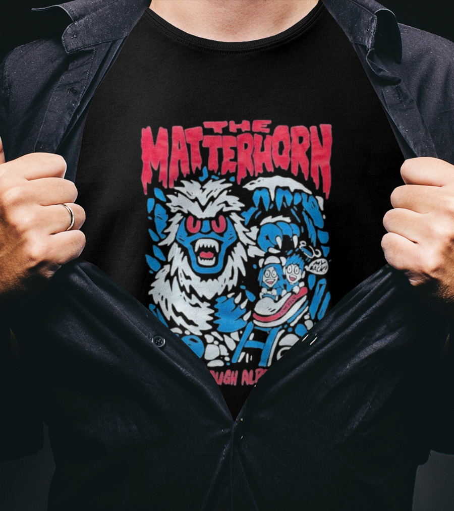 The Matterhorn Yeti Adventure Race Through Alpine Passes T-Shirt