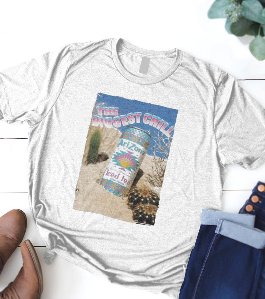 Arizona Iced Tea The Biggest Chill Desert Cactus Can T-Shirt