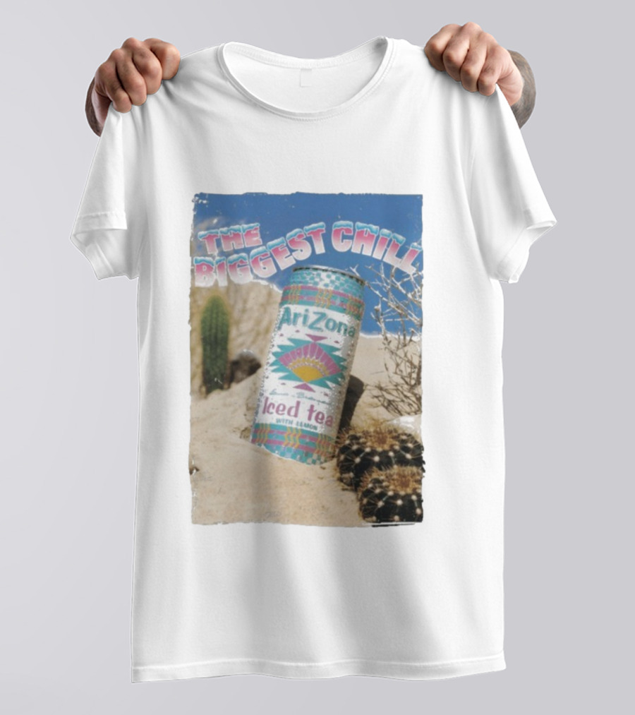 Arizona Iced Tea The Biggest Chill Desert Cactus Can T-Shirt
