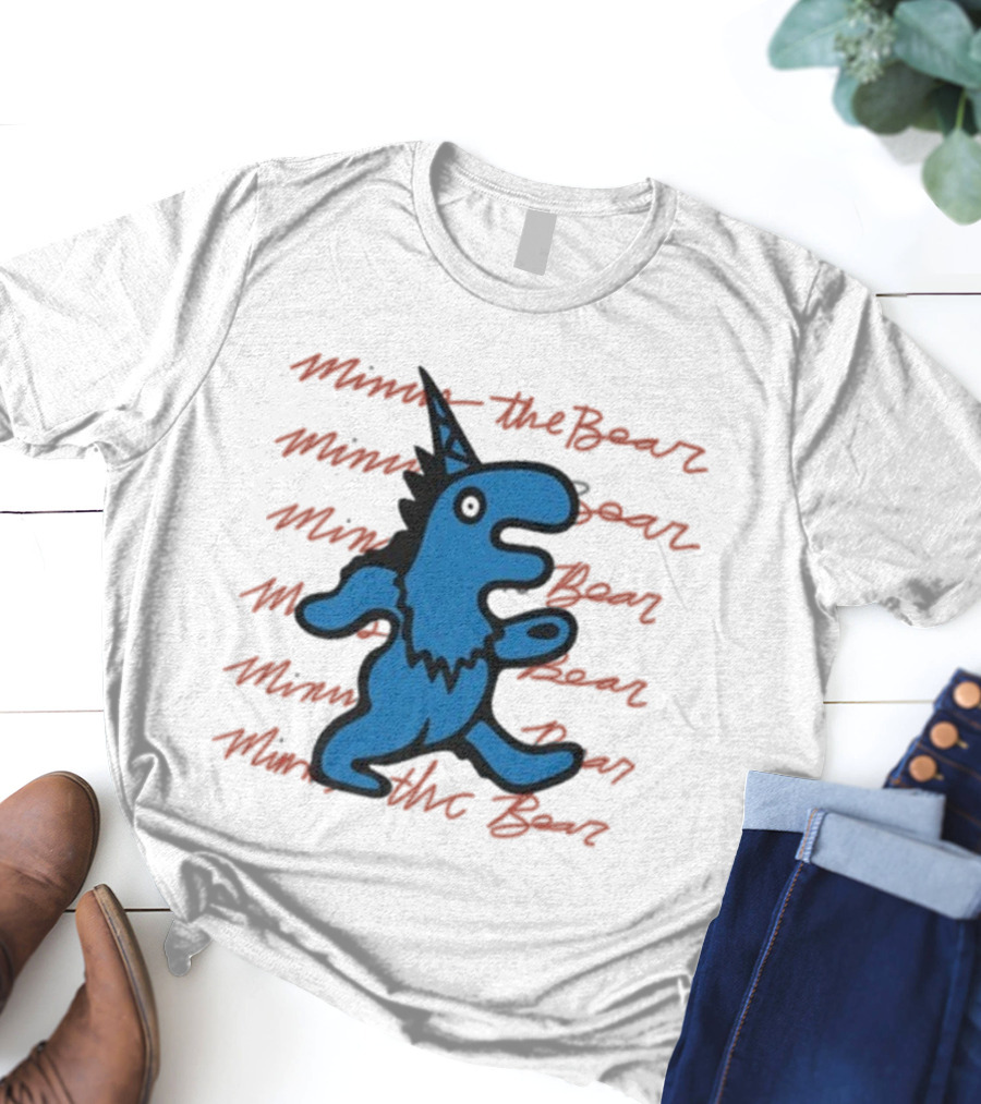 Minus The Bear X Grateful Dead Blue Dancing Bear 2025 Tour T-Shirt