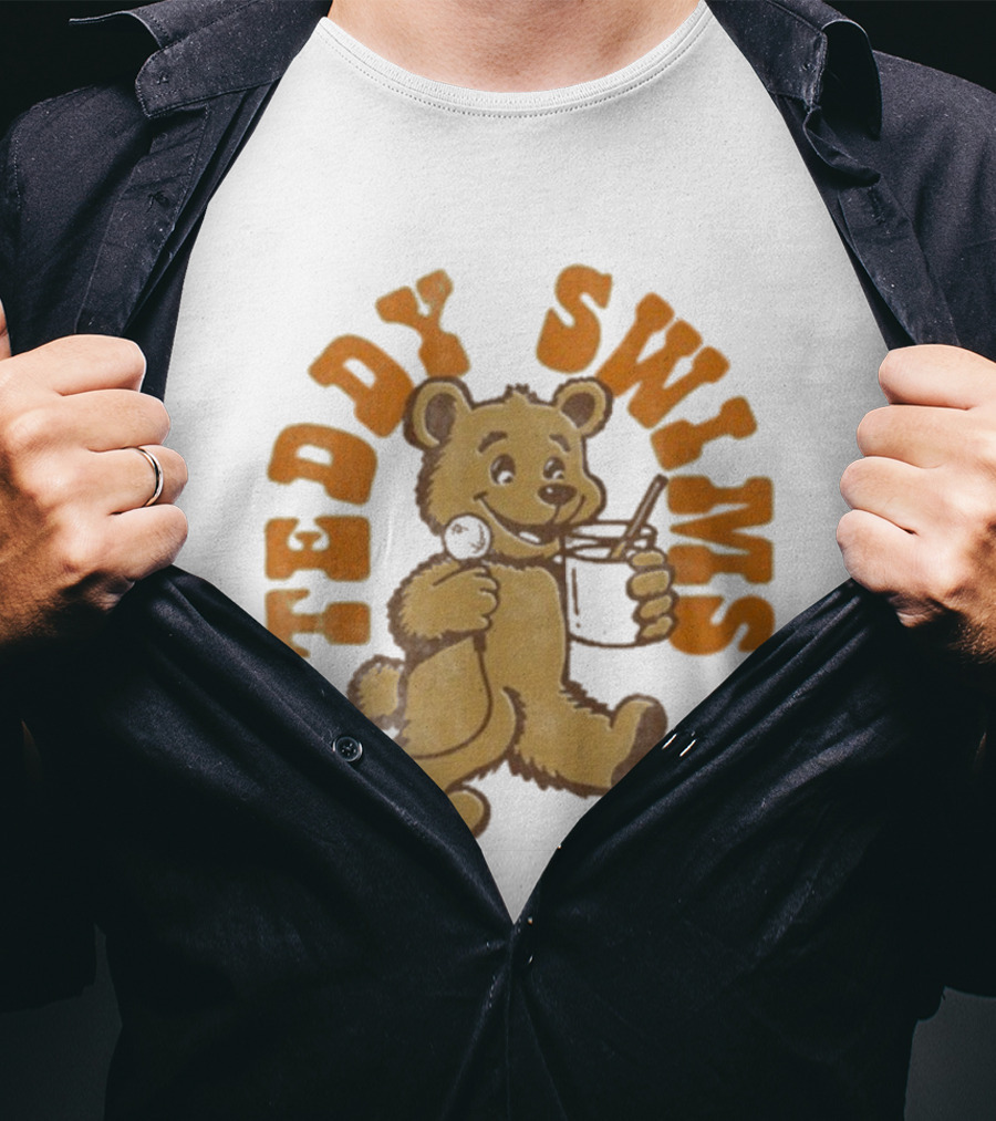 Teddy Swims Milk And Microphone Bear T-Shirt