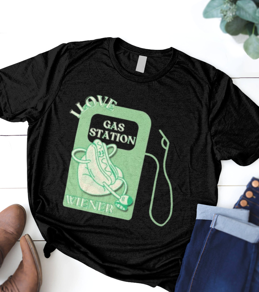 I Love Gas Station Wiener AlexNorimaki T-Shirt
