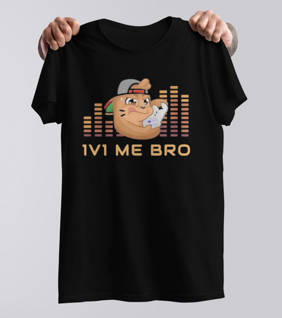 ``` Chambo 1V1 Me Bro Gaming Challenge With Angry Controller Snack ``` T-Shirt