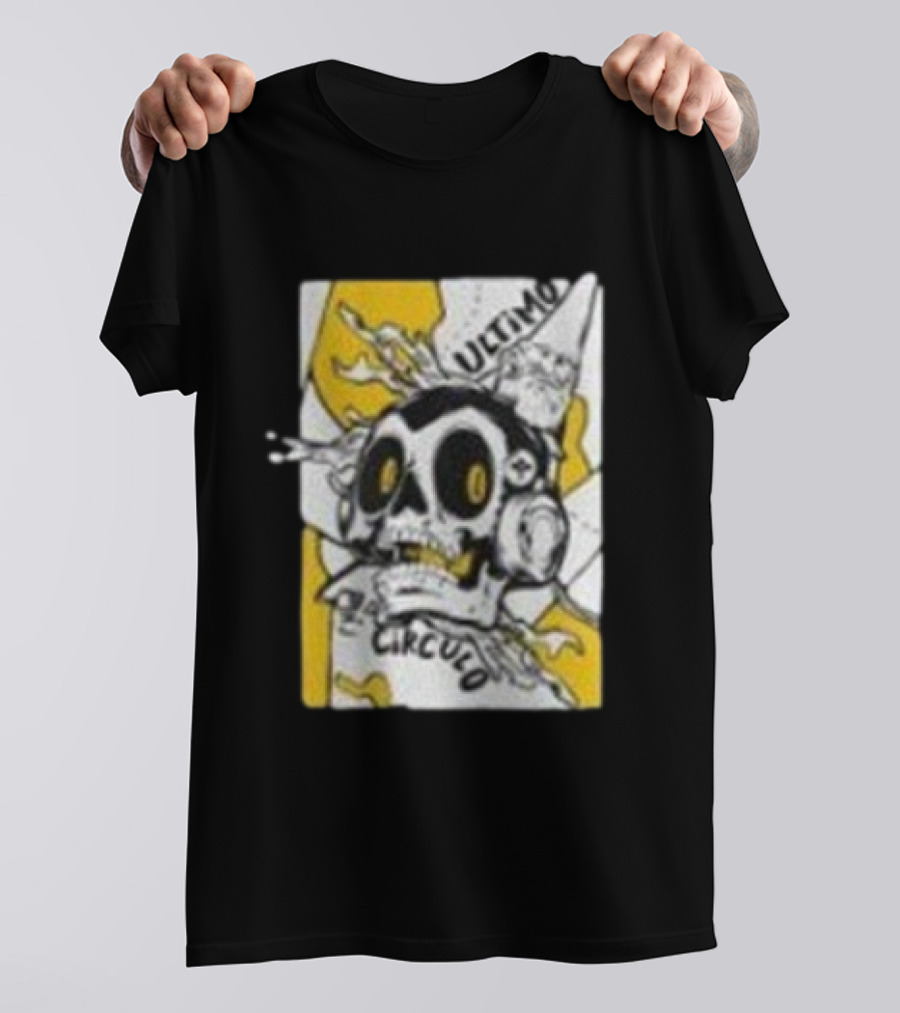 El Ultimo Circulo Legado Ghostcito Skull Headphones Explosion T-Shirt
