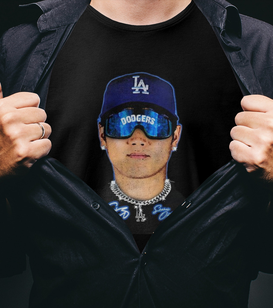 Shohei Ohtani Los Angeles Dodgers 2025 World Series Champions 4X MVP Signature Style T-Shirt