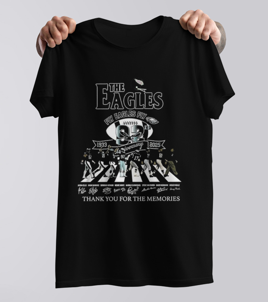 The Eagles Fly Eagles Fly Thank You For The Memories Super Bowl Champions上 T-Shirt
