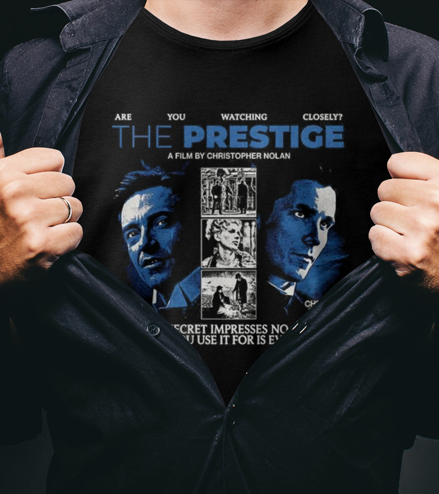 The Prestige 2006 Retro The Secret Impresses No One T-Shirt
