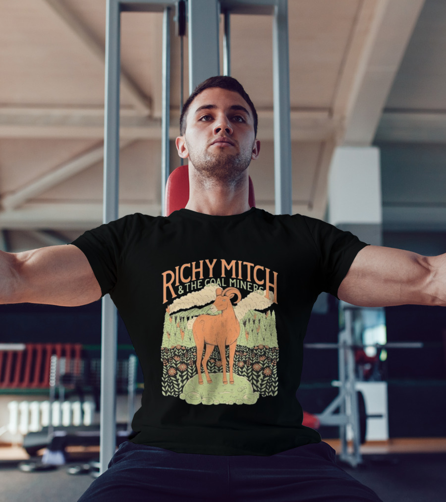 Richy Mitch And The Coal Miners Bighorn Goat Forest Scene T-Shirt
