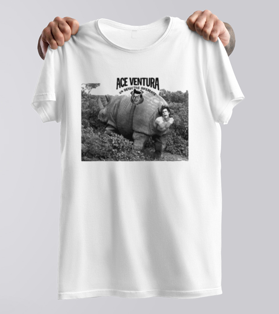 Ace Ventura Un Detective Diferente Rhino Escape Scene T-Shirt