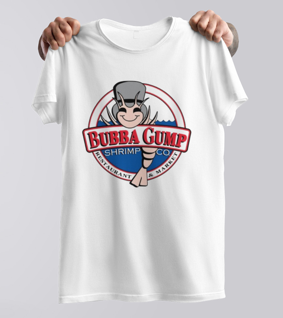 Bubba Gump Shrimp Co Happy Shrimp Iconic Symbol T-Shirt