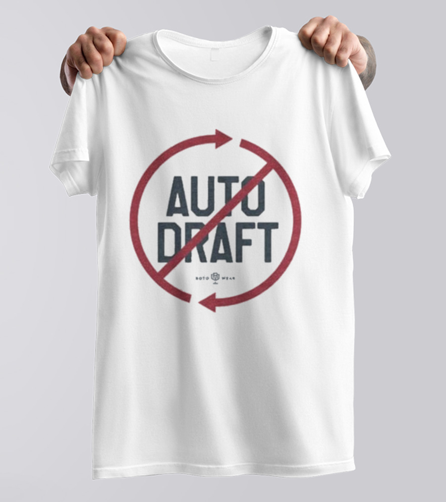 Auto Draft No Circle Arrows Fantasy Sports Fandom T-Shirt
