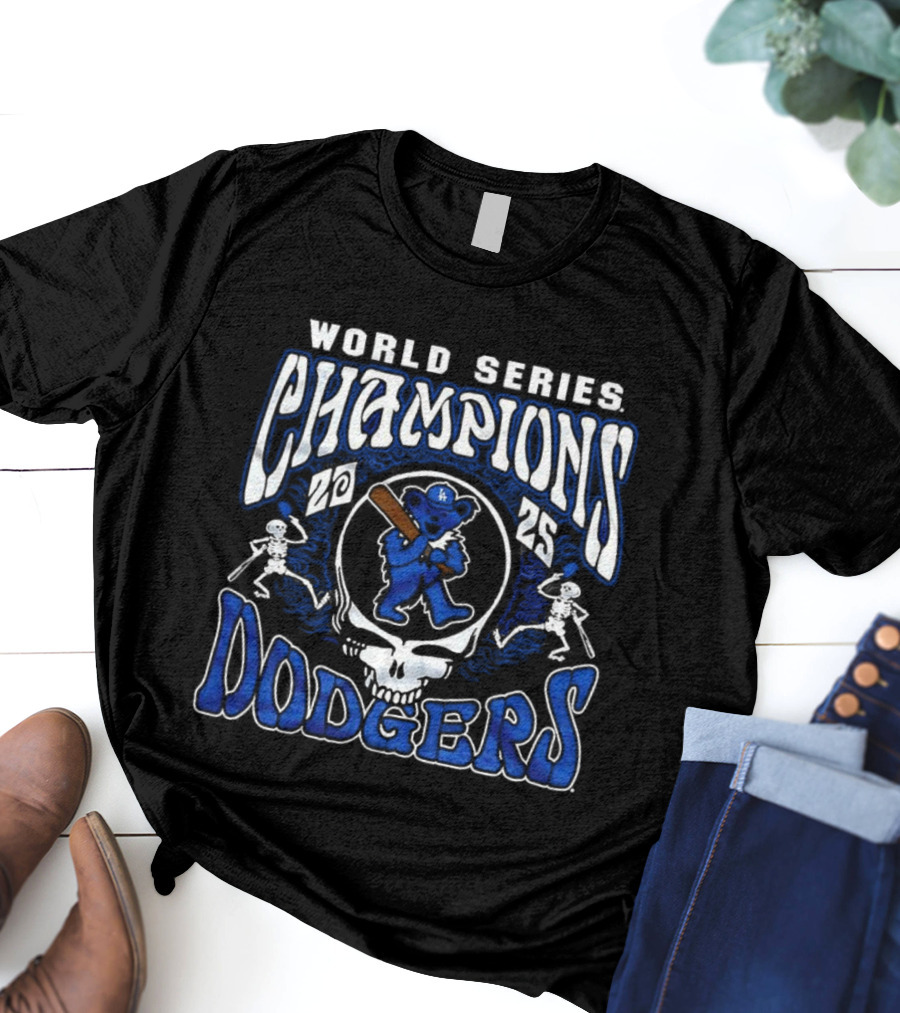 Grateful World Series Champions Dodgers 2025 T-Shirt