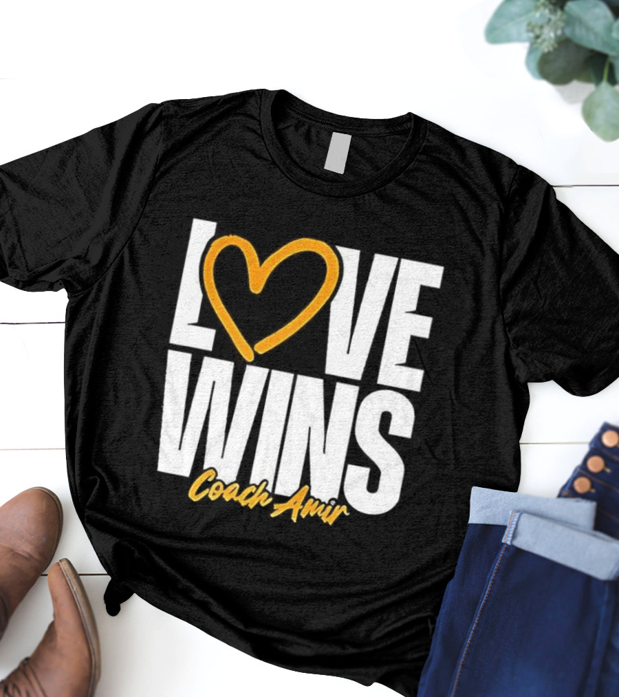 Kennesaw State Owls Love Wins Coach Amir Logo T-Shirt