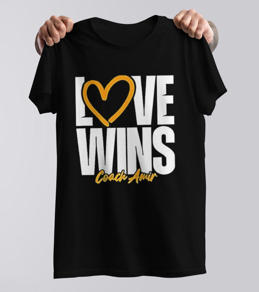 Kennesaw State Owls Love Wins Coach Amir Logo T-Shirt
