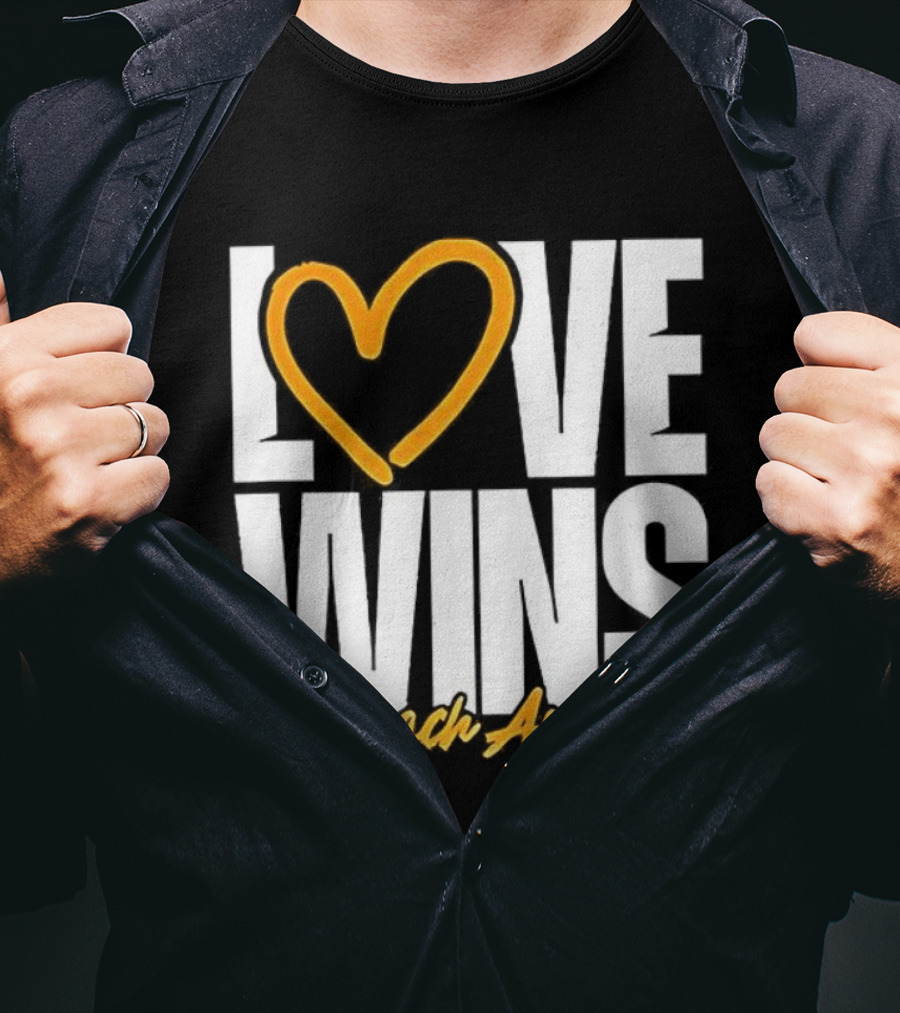 Kennesaw State Owls Love Wins Coach Amir Logo T-Shirt