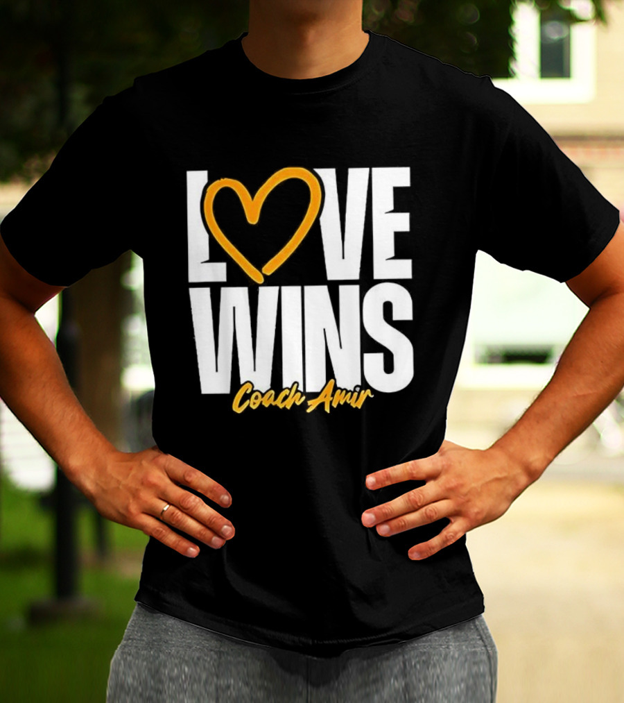 Kennesaw State Owls Love Wins Coach Amir Logo T-Shirt