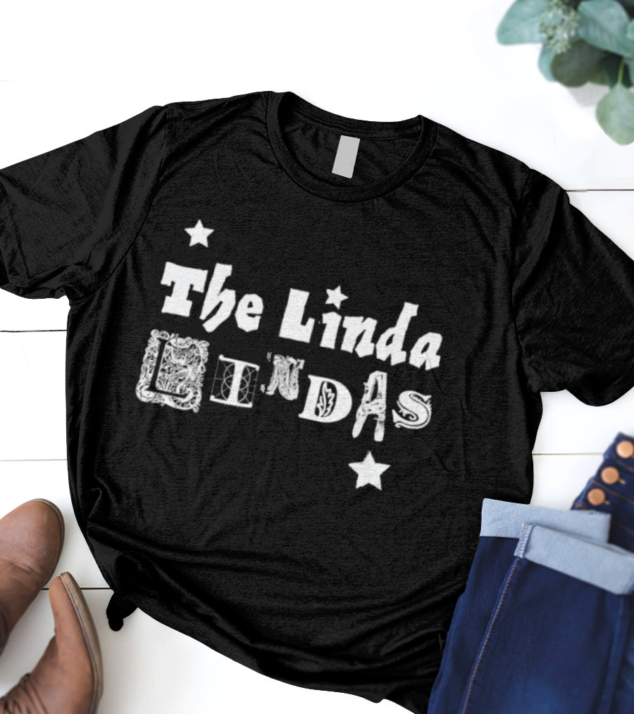 The Linda Lindas Stars Iconic Band Name With Unique Lettering T-Shirt