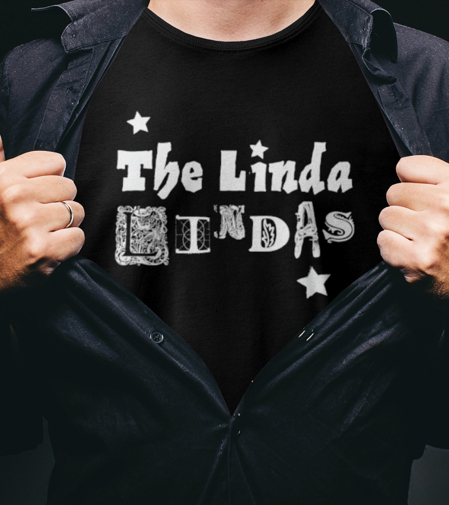 The Linda Lindas Stars Iconic Band Name With Unique Lettering T-Shirt