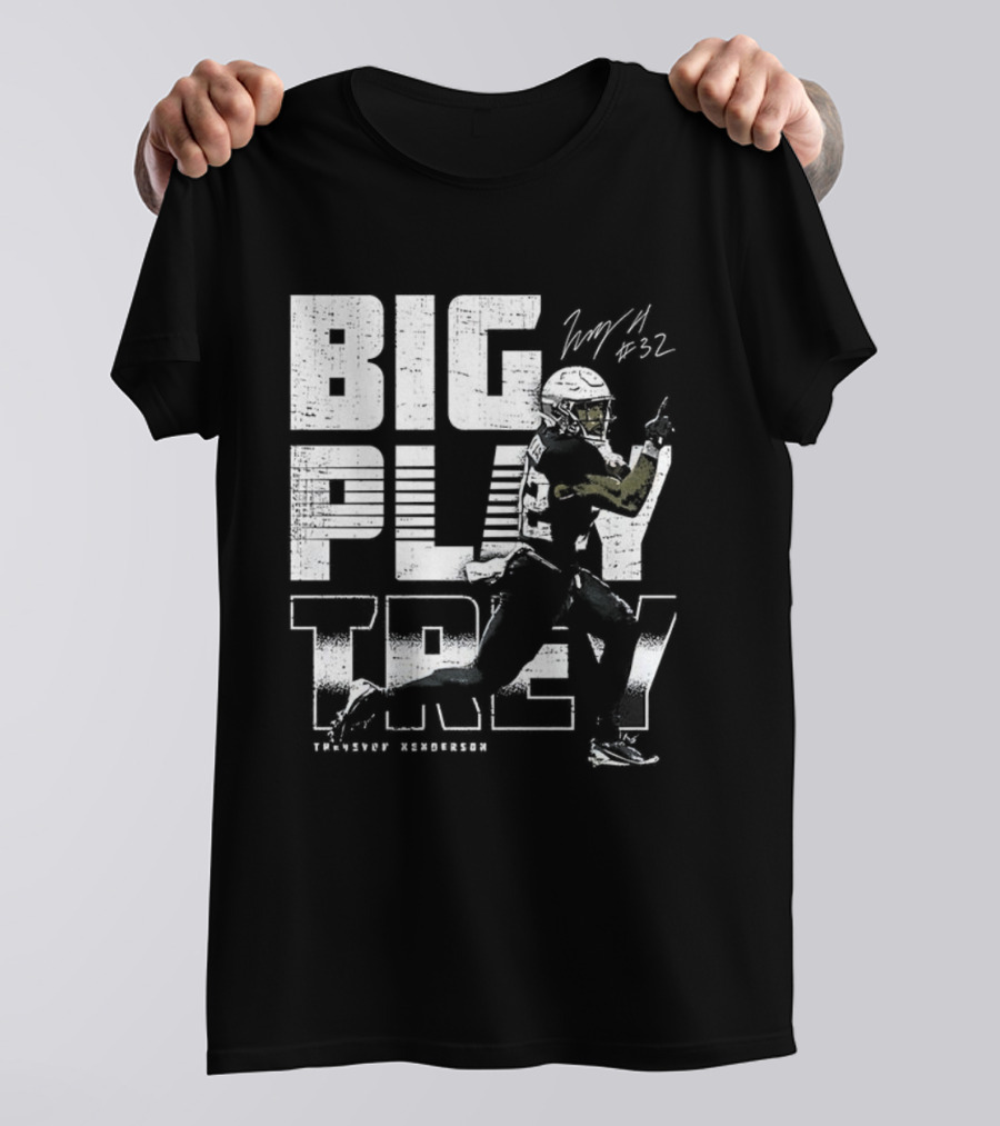 Big Play Trey TreVeyon Henderson Signature Retro Football T-Shirt